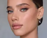 Trucco signora cerimonia: sguardo intenso, labbra naturali e pelle luminosa, un look perfetto per ogni evento speciale.