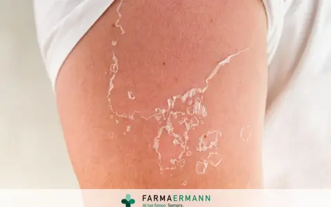 Pelle che si desquama dopo un'esposizione solare. Scopri come togliere la pelle morta dal corpo in modo delicato.