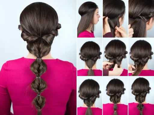 Tutorial per una treccia a bolle: una pettinatura elegante e facile, perfetta per ogni occasione. La conciatura capelli è un'arte!